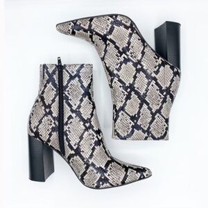 Jeffrey Campbell Raven Python Bootie